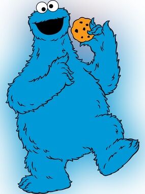 Life Size Cardboard Cutout of Cookie Monster